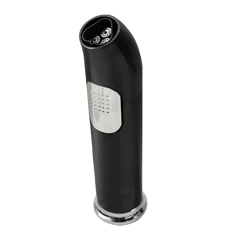 TRIJET UPALJAC ZA CIGARE SA 3 PLAMENA CRNI MYON