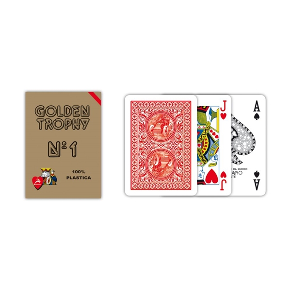 KARTE GOLDEN TROPHY CRVENA BOJA  1/1