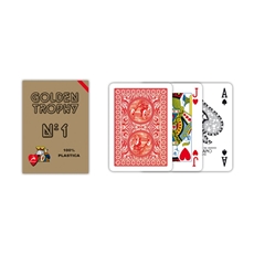KARTE GOLDEN TROPHY CRVENA BOJA  1/1