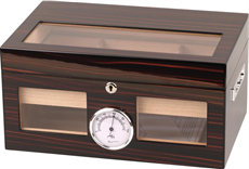 HUMIDOR EBONY ZA 100 CIGARA