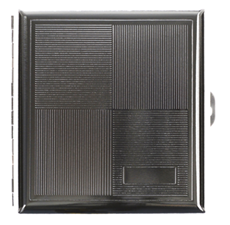 TABAKERA CHROM METAL ET GRAVURA